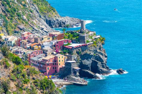 Italy, Vernazza, View of the Coast of Vernazza Stock Photo - Image of terre, cinque: 302115382