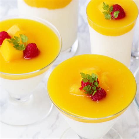 Mango Panna Cotta Recipe By Maklano