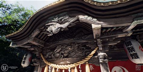 The area inside a Japanese Shinto shrine by Moto Nakamura ...