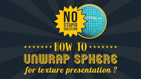 How To Unwrap Sphere For Texture Presentation Blender Tutorial Youtube