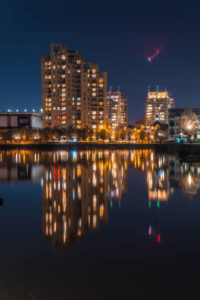 Manchester Skyline Night Stock Photos, Pictures & Royalty-Free Images ...