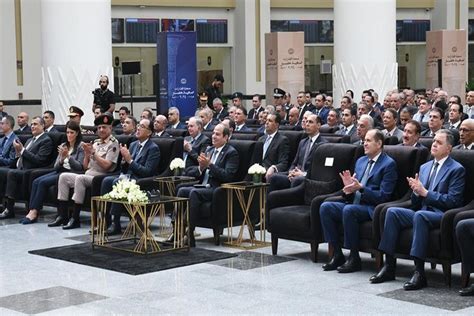 President Abdel Fattah El Sisi Witnesses The Inauguration Of A Number