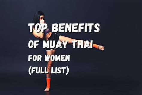 Top 15 Benefits Of Muay Thai For Women Full List Fighting Advice