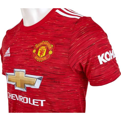 2020 21 Adidas Christen Press Manchester United Home Jersey SoccerPro