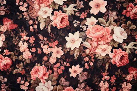 Floral backgrounds wallpaper pattern. | Premium Photo - rawpixel