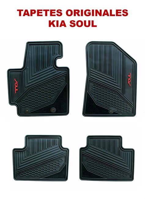 Tapetes Originales Kia Soul Letras Rojas Con Env O