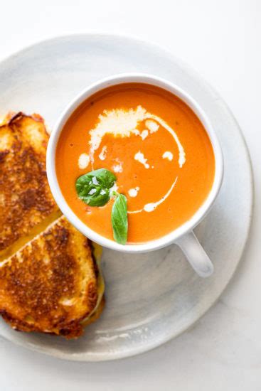 Easy Tomato Soup With Grilled Cheese Simply Delicious