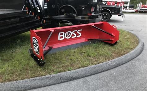 2020 Boss Snowplow Skid Steer Box Plows Sk 8ft Metal Trip Edge Bh