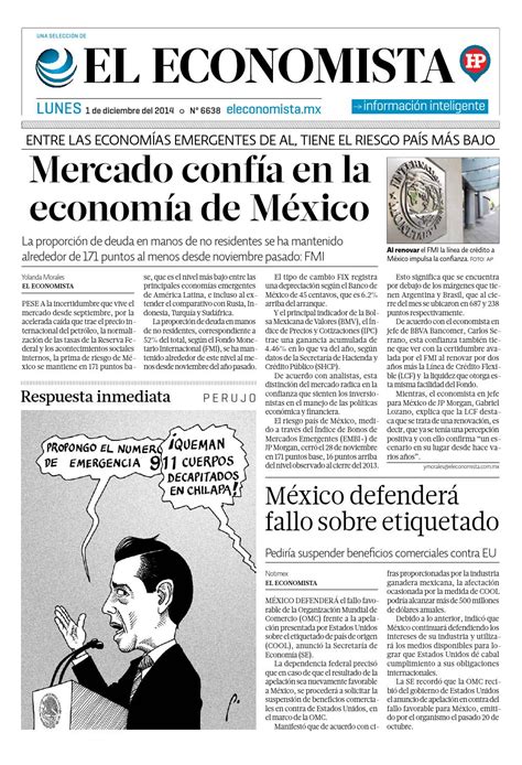 El Economista Hp 277 Mercado Confía En La Economía De México By Hojas Políticas Issuu