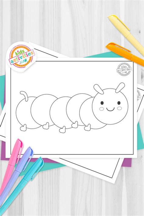 Print Our Cute Caterpillar Template Kids Activities Blog