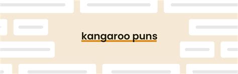 Kangaroo Puns - Best Kangaroo Puns for 2024 - PunPress