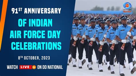 Live The St Anniversary Of Indian Air Force Day Th October