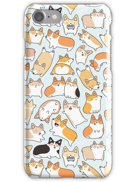 Adorable Corgi Doodle IPhone 7 Snap Case