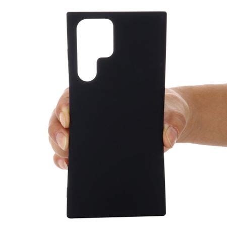 Samsung Galaxy S22 Ultra Hülle Softcase Silikon Series schwarz