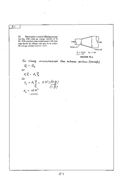 Fundamentals of Fluid Mechanics (Solutions Manual) ch05 - PDFCOFFEE.COM