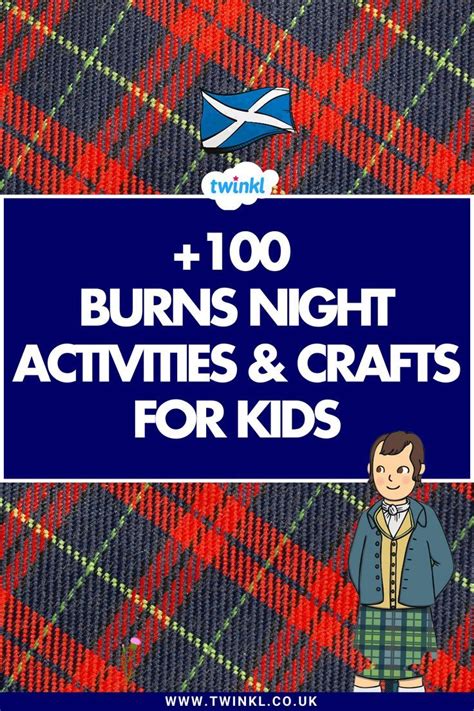 +100 Burns Night Activities and Crafts for Kids