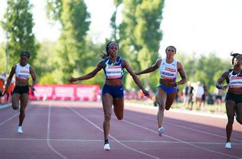 Watch Thompson Herah Beat Fraser Pryce In Istvan Gyulai Memorial 100m