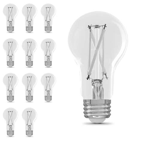 Ecosmart 100 Watt Equivalent A19 Dimmable White Filament Cec Clear Glass E26 Led Light Bulb Soft