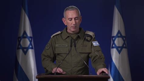 Update from IDF Spokesperson Daniel Hagari on Recovering 2 Bodies of ...