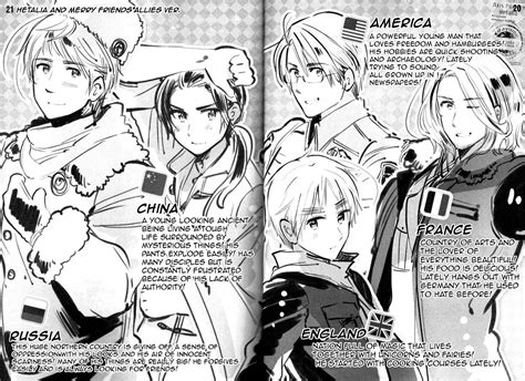 Hetalia Volume 5 Profiles France America England China And Russia