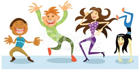 Happy Kids Having Fun Dancing stock photos - FreeImages.com