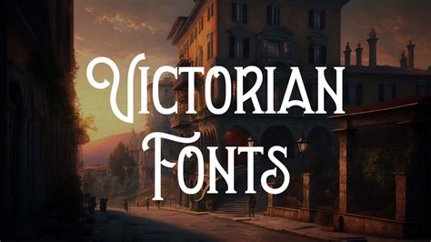 40 Charming Victorian Fonts To Bring Back The Beauty of the 1800s ...