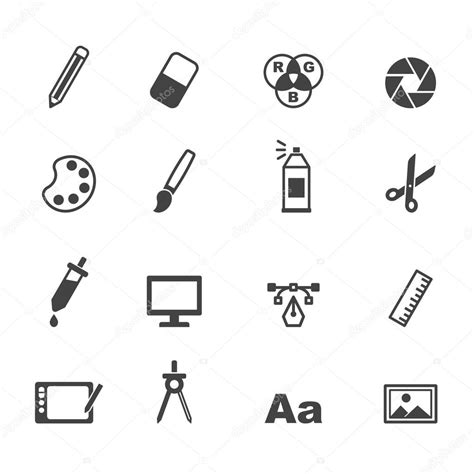 Iconos de diseño gráfico 2022