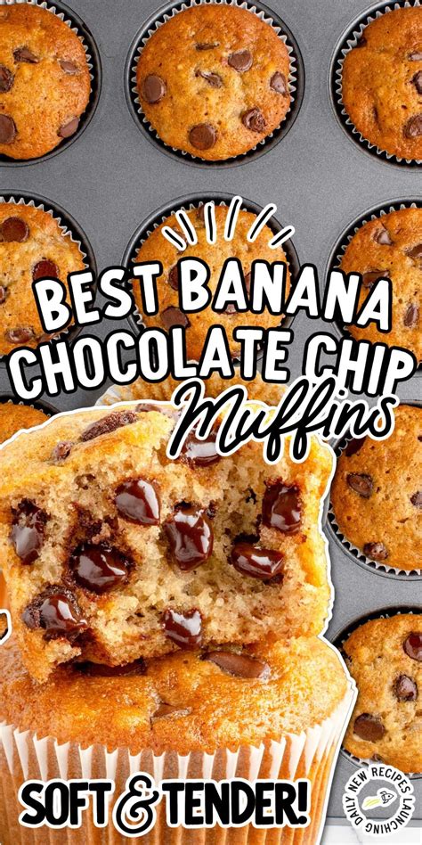 Banana Chocolate Chip Muffins Artofit