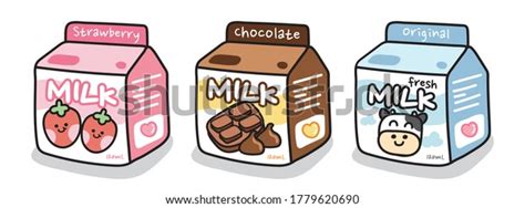 1093 Cute Kawaii Milk Box Images Stock Photos And Vectors Shutterstock