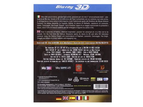 Musei Vaticani DVD MUSEI VATICANI 3D BLU RAY Tra Cielo E Terra F153