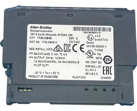 Allen Bradley 1734 ob4e Modulo De Salida original Envío gratis