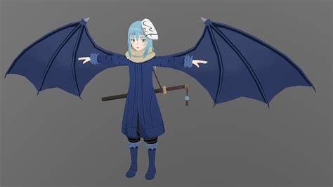 Rimuru Tempest 3d Model By Ducminh137 [f3957bc] Sketchfab