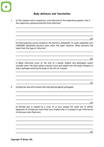 Gcse Biology Worksheets Teaching Resources