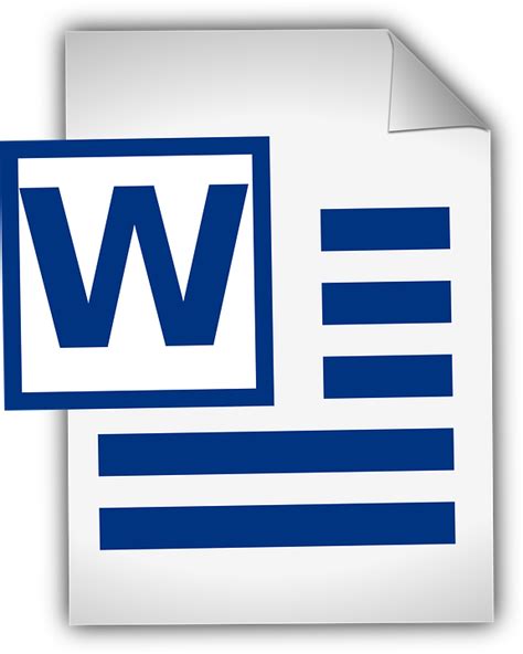 Icon For Word Document #19524 - Free Icons Library