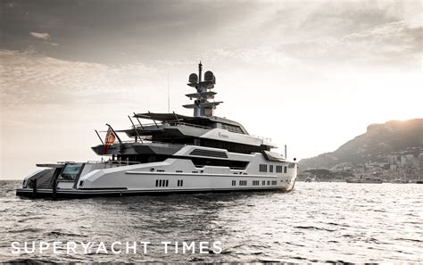 The 66m Lürssen superyacht Elysian off Monaco