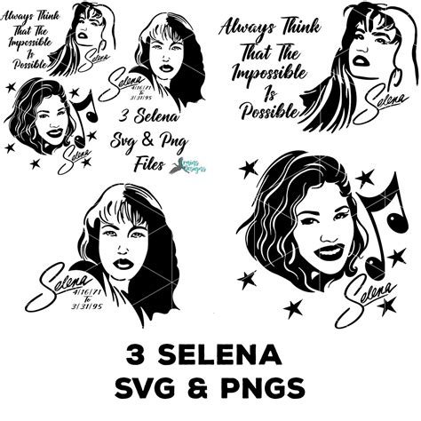 Selena Svg Files Bundle Masterbundles