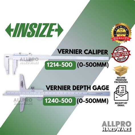 insize mm mm vernier caliper     mm