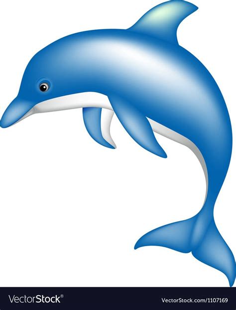 Dolphin Royalty Free Vector Image Vectorstock Dolphin Images Art