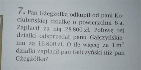 Matematyka Z Plusem Pdr Kl 6 Str 139 Zad 7 Prosze O Obliczenia Szybko