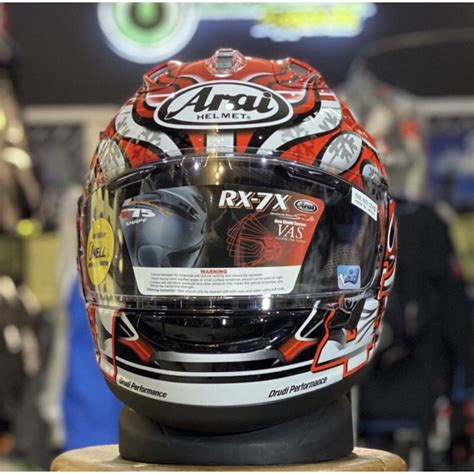 Jual Helm Full Face Arai RX7X Noriyuki Haga Fire And Ice Rx 7x Arai