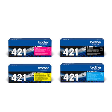 PACK 4 Toners Couleur BROTHER TN 421 BK C M Y