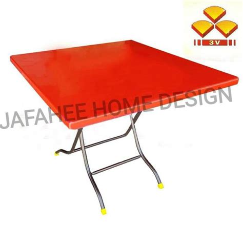 JFH 3V 3X3 Foldable Table 3 Feet Square Foldable Plastic Table