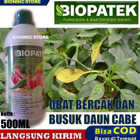 Jual Baru Biopatek Ml Obat Semprot Hama Penyakit Bercak Dan Busuk