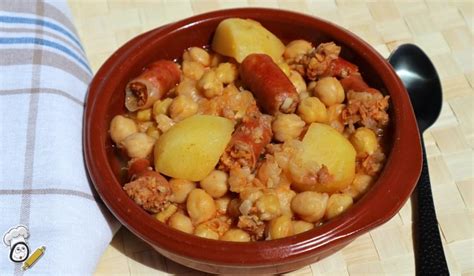 Garbanzos Con Chistorras En Thermomix Receta Tradicional Yococino