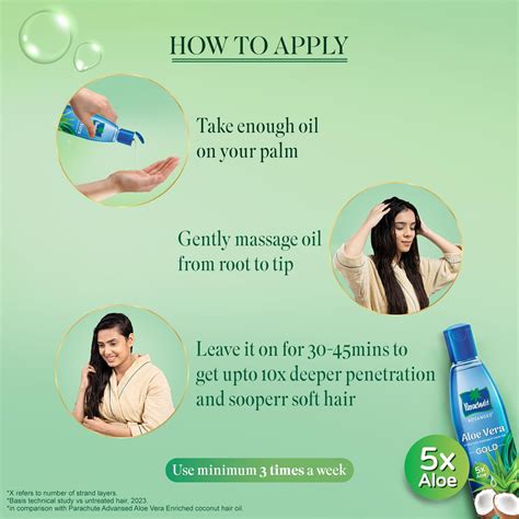 Parachute Advansed Aloe Vera Enriched Coconut Hair Oil Gold 5x Aloe