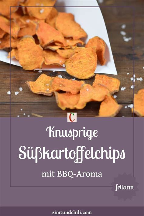 Knusprige Süßkartoffelchips Mit Bbq Aroma Zimt And Chili Zimt And Chili