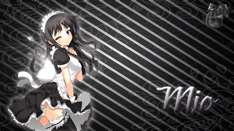 Dark Hair Anime Girls Anime K On Akiyama Mio Hd Wallpaper Rare