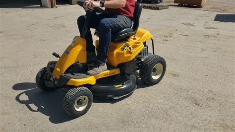 2018 Cub Cadet Cc30h Riding Lawn Mower Youtube