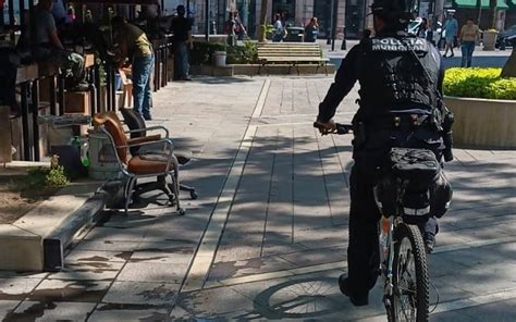 Refuerzan Vigilancia Ciclopolic As En El Centro De Aguascalientes El