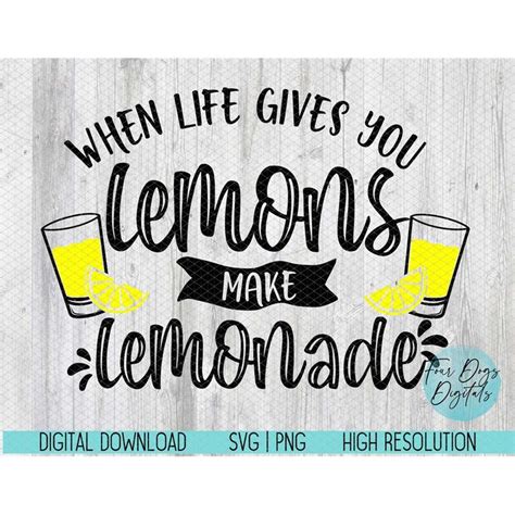 When Life Gives You Lemons Make Lemonade Svg Summer Svg Le Inspire